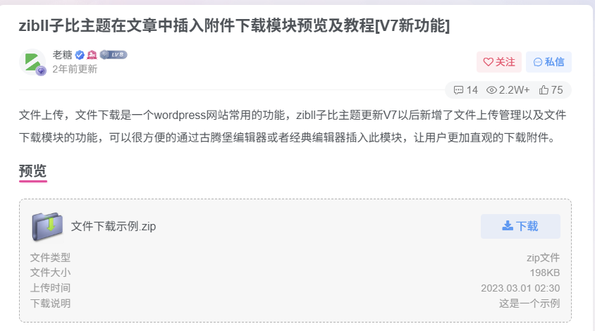 分享一个漂亮实用的WordPress附件下载样式美化方案 分享一个漂亮实用的WordPress附件下载样式美化方案