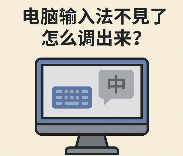 电脑输入法不见了怎么调出来 电脑输入法不见了怎么调出来?详细修复方法全解析