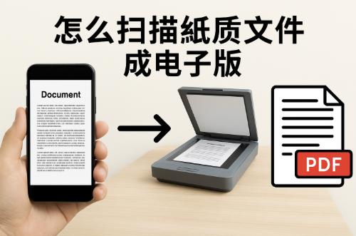 怎么扫描纸质文件成电子版 怎么扫描纸质文件成电子版最全教程,手机与电脑多种方法详解