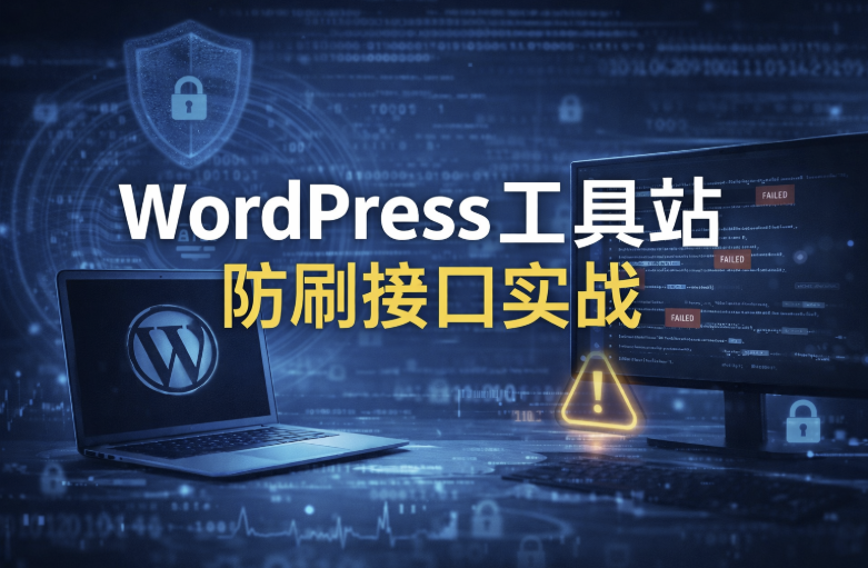 WordPress工具站防刷接口实战：用 admin-ajax + 主题人机验证 + mu-plugins保护第三方API