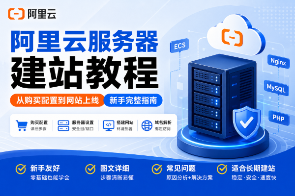 阿里云服务器建站教程：从购买配置到网站上线全流程指南（新手必看）